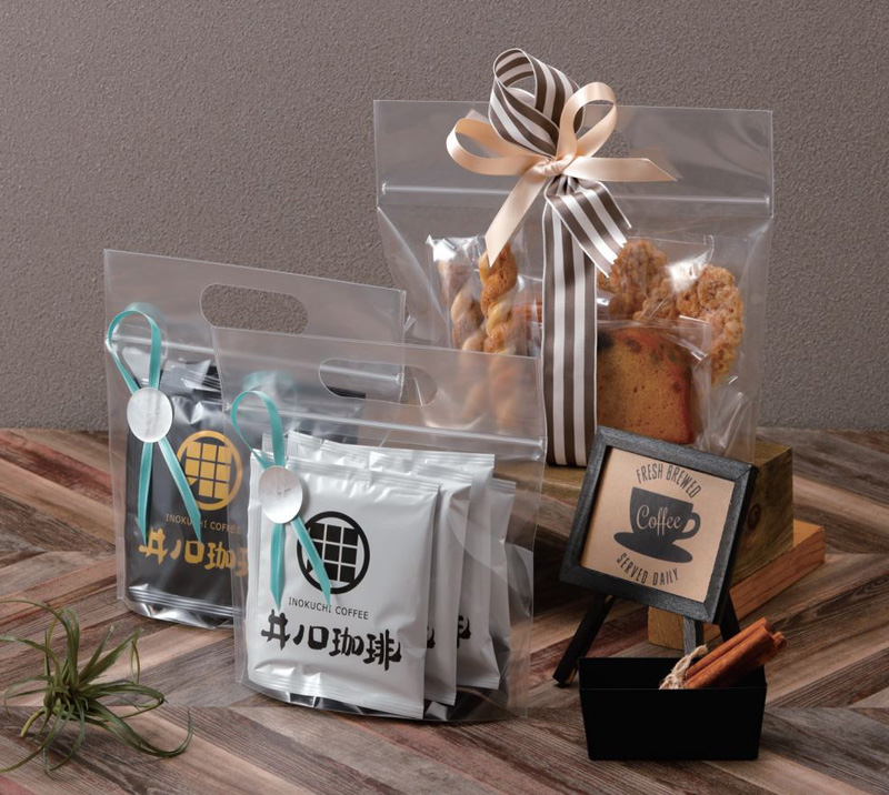 チャック付小判抜袋のご紹介