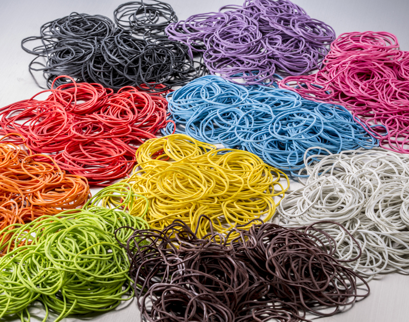 カラーバリエーション豊富な輪ゴム 『カラーバンドグラン』のご紹介
