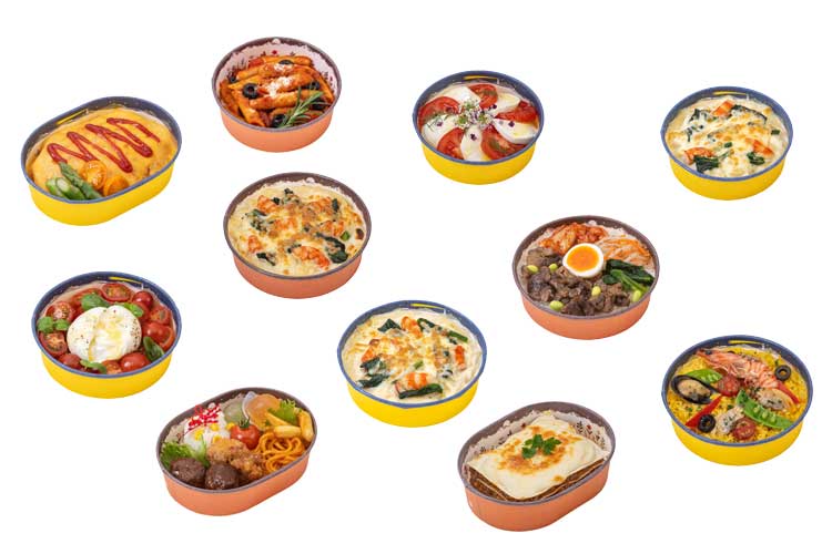 「食」を彩る容器が仲間入り！ 耐熱性内面柄入り紙コップ