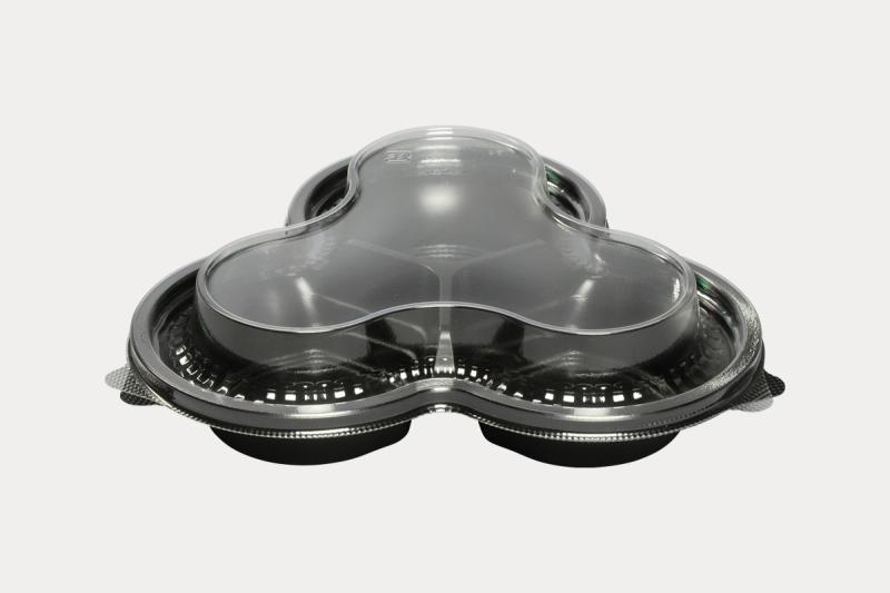 3種のメニューを少しずつ盛り付け「トリオカップシリーズ」