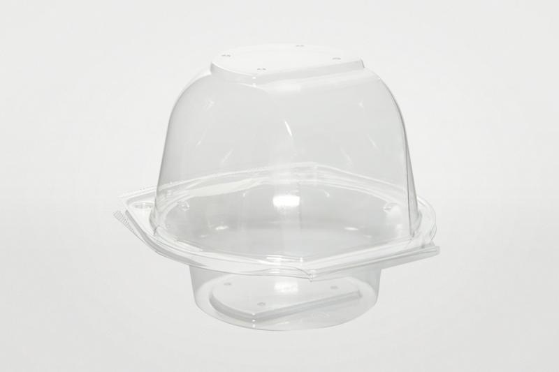 売り場を彩る高級フルーツ容器「CSフルーツ1 クリア」