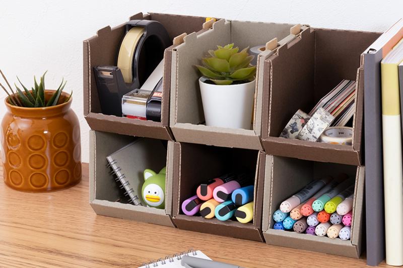 【ストック・小物整理の強い味方】 「yamapac スタッキングコンテナSS」でバックヤード・作業スペースを快適に!