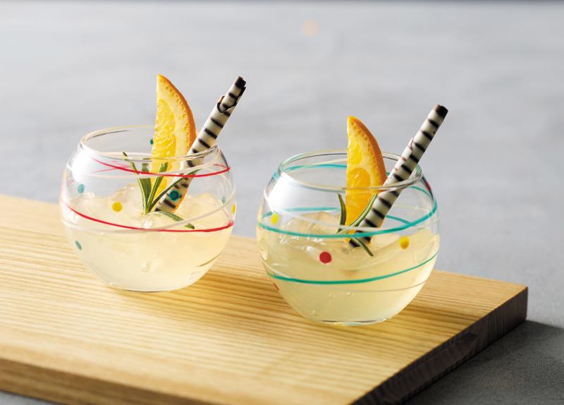 硝子の珍味入（水風船・うす霧）