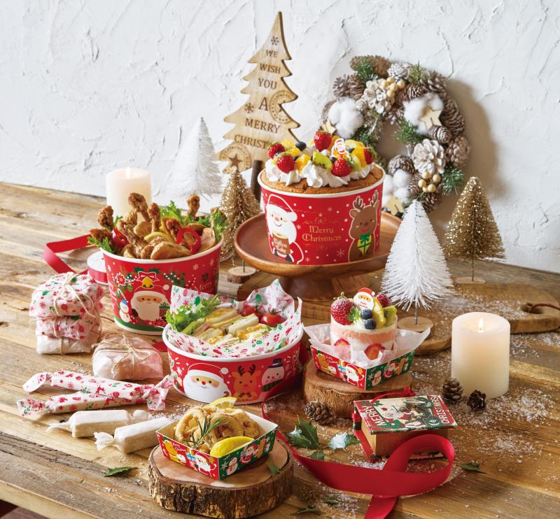 ワックスペーパー・シフォン・ココット クリスマス柄が揃うのは天満紙器だけ!