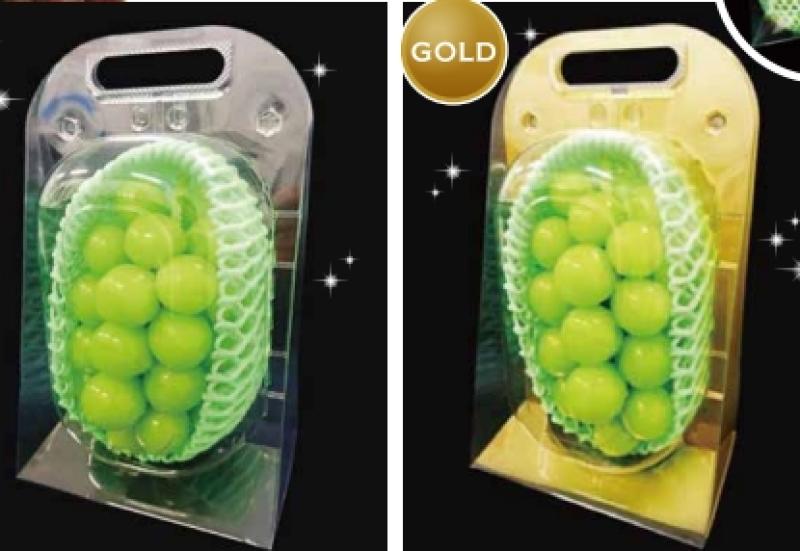 今までにない高級大粒ぶどう用簡易贈答パック！！