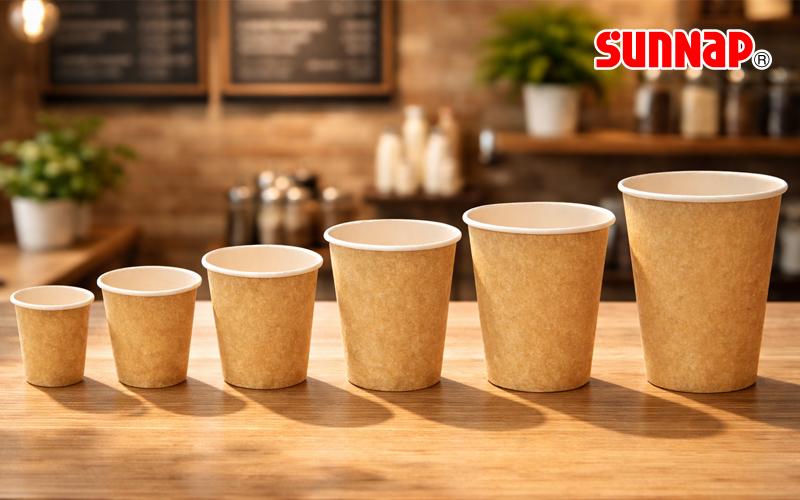 【内側の白地が衛生的！】未晒しペーパーカップシリーズ