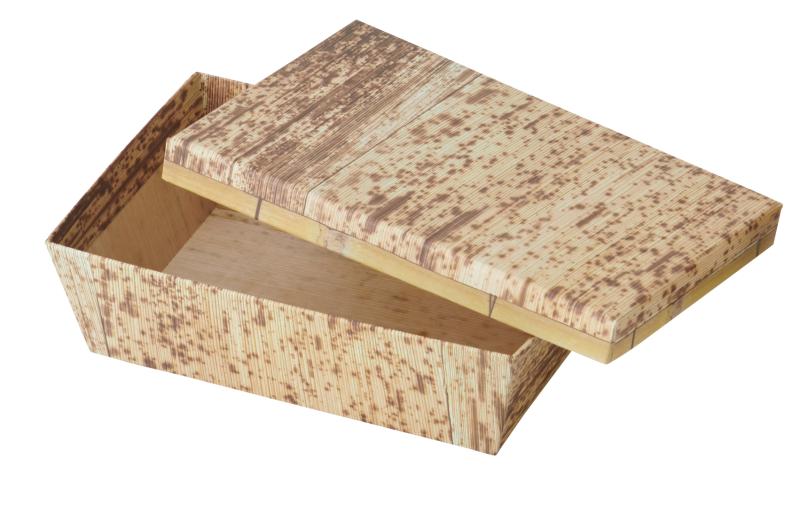 KAMI-BOX竹皮柄(紙製貼箱)　～竹皮に似てるヤツ～